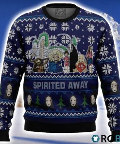 Studio Ghibli Spirited Away Squad Ugly Christmas Sweater 3D
