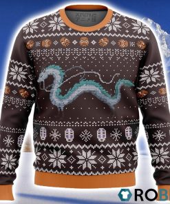 Studio Ghibli Spirits Ugly Christmas Sweater 3D