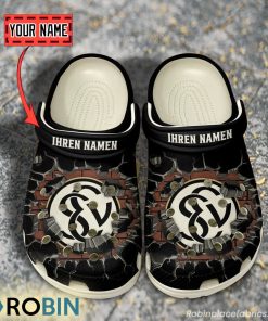 SV 07 Elversberg Break Cracked Hole Design Crocs Shoes