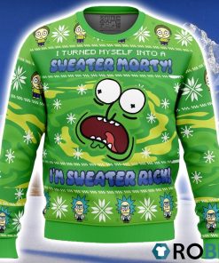 Sweater Rick Ugly Christmas Sweater 3D