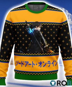 Sword Art Online Beater Ugly Christmas Sweater 3D