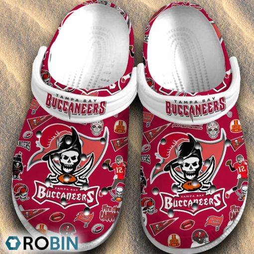 Tampa Bay Buccaneers 3D Printed Classic Crocs, NFL Gifts