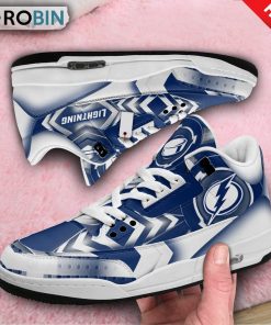 Tampa Bay Lightning Jordan 3 Sneakers