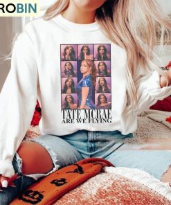 Tate Mcrae Are We Flying Tour Merch T Shirt, Comfort Tate Mcrae Shirt Long Sleeve