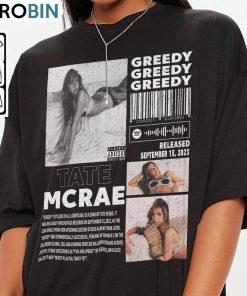 Tate Mcrae Music Shirt, Greedy Album Long Sleeve T-shirt