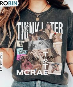 Tate Mcrae Shirt, The Think Later World Tour 2024 Long Sleeve T-shirt