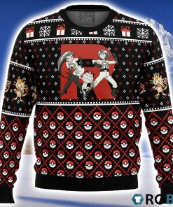 Team Rocket Ugly Christmas Sweater 3D
