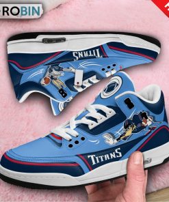 Tennessee Titans Bugs Bunny Jordan 3 Sneakers