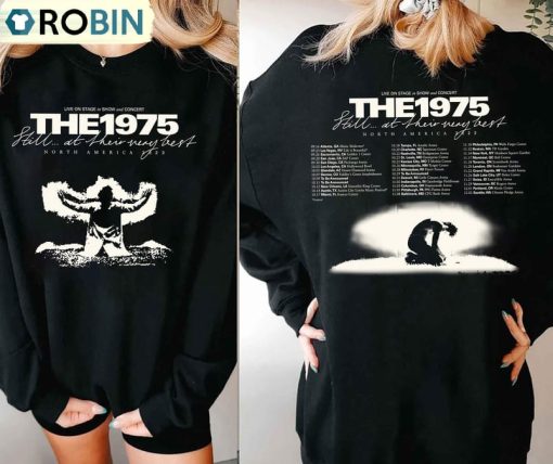 The 1975 Band Shirt, Still At Their Very Best North America Tour T Shirt Crewneck