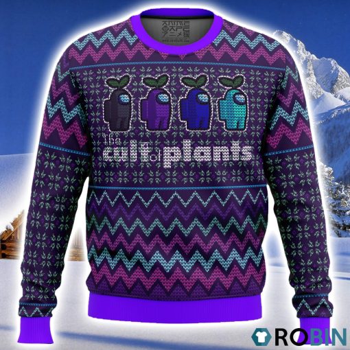 The Cult of Plants Among Us Ugly Christmas Sweater 3D