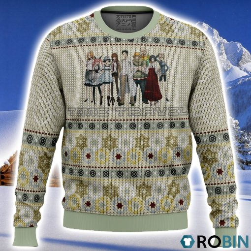The Elite Team Steins Gate Ugly Christmas Sweater 3D