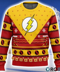 The Flash Ugly Christmas Sweater 3D