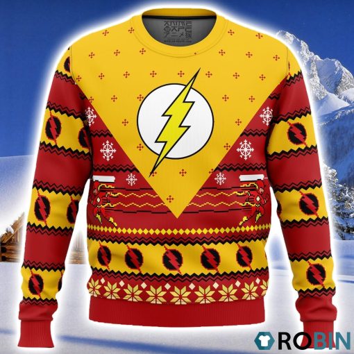 The Flash Ugly Christmas Sweater 3D