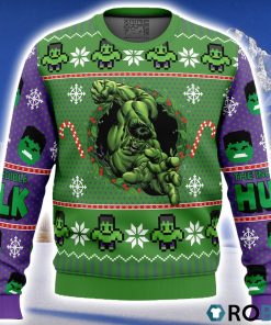 The Incredible Hulk Ugly Christmas Sweater 3D