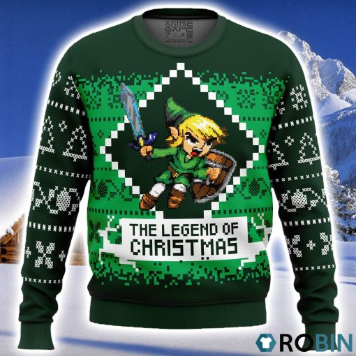 The Legend of Christmas Zelda Ugly Christmas Sweater 3D