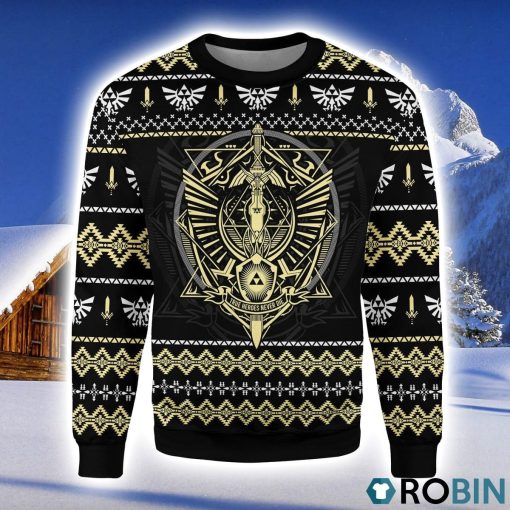 The Legend Of Zelda Christmas Ugly Sweater 3D