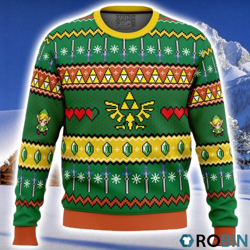 The Legend of Zelda Ugly Christmas Sweater 3D