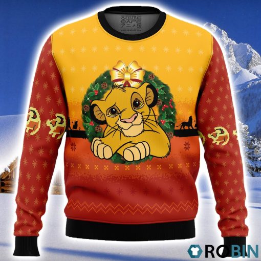 The Lion King Ugly Christmas Sweater 3D