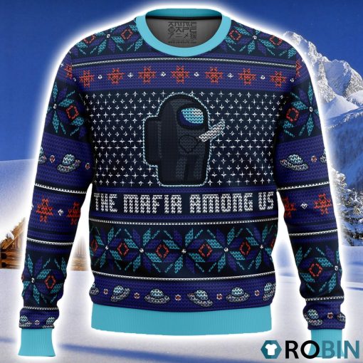 The Mafia Among Us Ugly Christmas Sweater 3D
