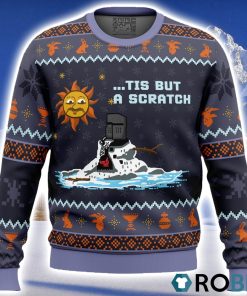 The Melting Knight Monty Python Ugly Christmas Sweater 3D