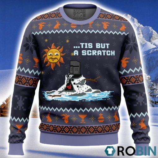 The Melting Knight Monty Python Ugly Christmas Sweater 3D