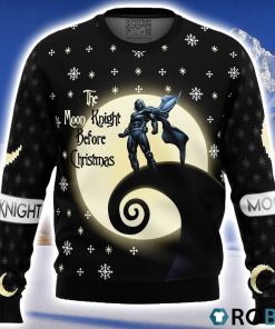 The Moon Knight Before Christmas Ugly Christmas Sweater 3D