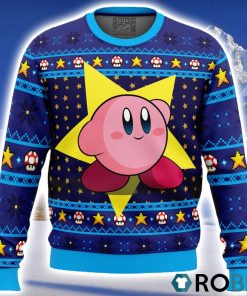 The Pink Hero Kirby’s Dream Land Ugly Christmas Sweater 3D