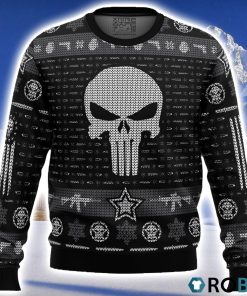 The Punisher Ugly Christmas Sweater 3D