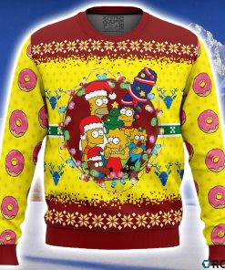 The Simpsons Ugly Christmas Sweater 3D