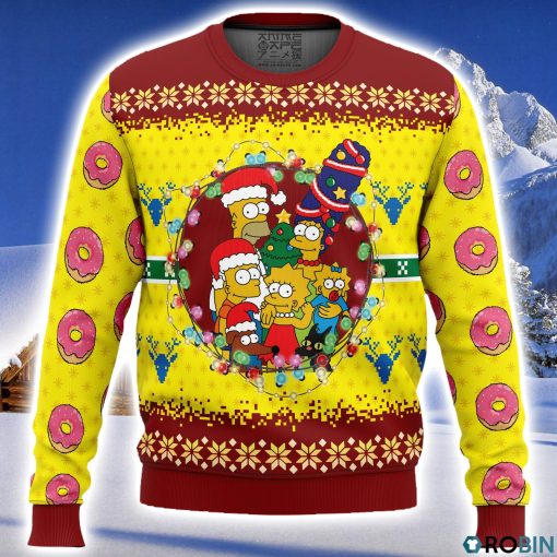 The Simpsons Ugly Christmas Sweater 3D