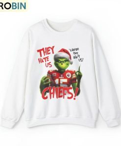 They Hate Us Cuz They Aint Us Shirt, Kansas City Chiefs Unisex Hoodie Short Sleeve