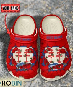 Timra IK Break Cracked Hole Design Crocs Shoes Timra IK Break Cracked Hole Design Crocs Shoes