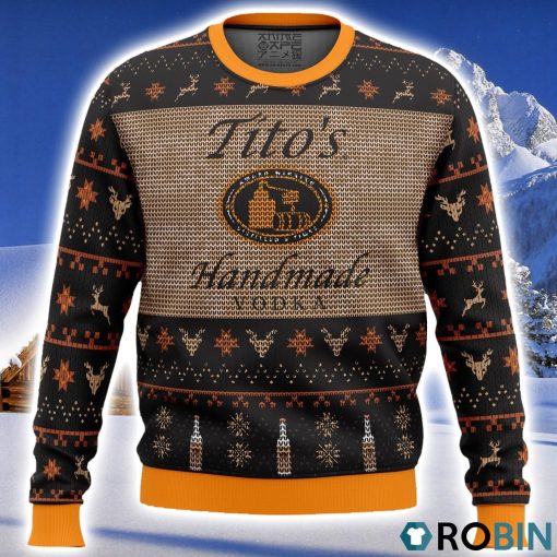Tito’s Vodka Ugly Christmas Sweater 3D