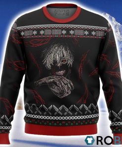Tokyo Ghoul Dark Kaneki Ugly Christmas Sweater 3D