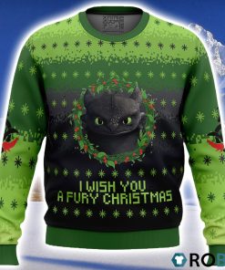 Toothless Ugly Christmas Sweater 3D