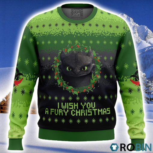 Toothless Ugly Christmas Sweater 3D