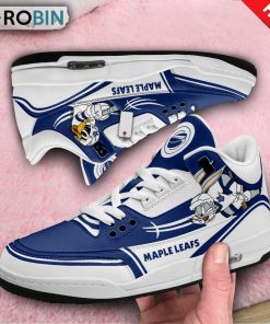 Toronto Maple Leafs Bugs Bunny Custom Jordan 3 Sneakers