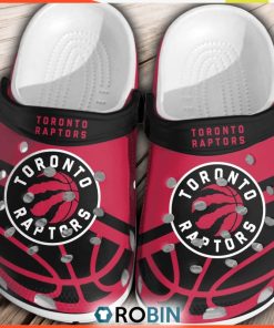 Toronto Raptors Basketball Clogs Crocs Crocband Shoes Comfortable For Men Women, Toronto Raptors Gifts