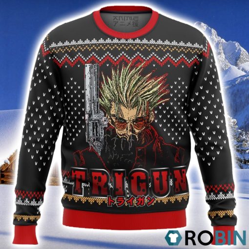 Trigun Vash Emblem Ugly Christmas Sweater 3D
