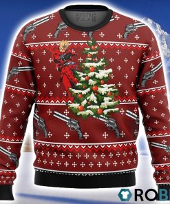 Trigun Vash Ugly Christmas Sweater 3D