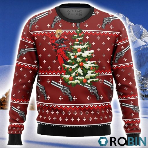 Trigun Vash Ugly Christmas Sweater 3D