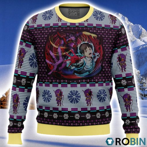 Unit-01 Ikari Shinji Neon Genesis Evangelion Ugly Christmas Sweater 3D