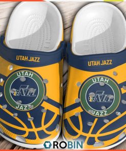 Utah Jazz Basketball Clogs Crocs Comfortable Crocband Shoes For Men Women, Jazz Footwear