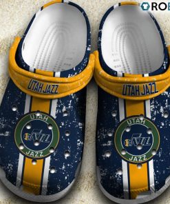 Utah Jazz Basketball Clogs Crocs Comfortable Shoes Crocband For Men Women, Utah Jazz Gifts for Fans