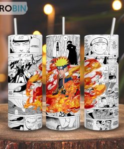 Uzumaki Naruto Skinny Tumbler, Naruto Character Gift