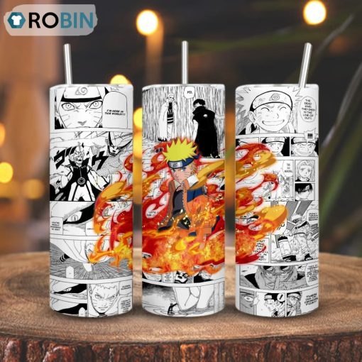 Uzumaki Naruto Skinny Tumbler, Naruto Character Gift