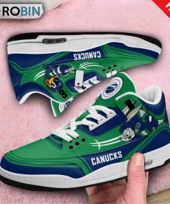 Vancouver Canucks Bugs Bunny Jordan 3 Sneakers