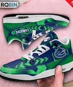 Vancouver Canucks Jordan 3 Sneakers