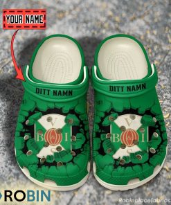 Varbergs BoIS Break Cracked Hole Design Crocs Shoes