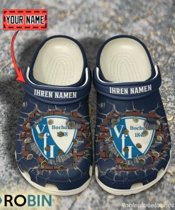 VfL Bochum Break Cracked Hole Design Crocs Shoes